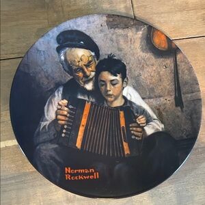 Vintage 1981 Norman Rockwell Collectors Plate “The Music Maker”